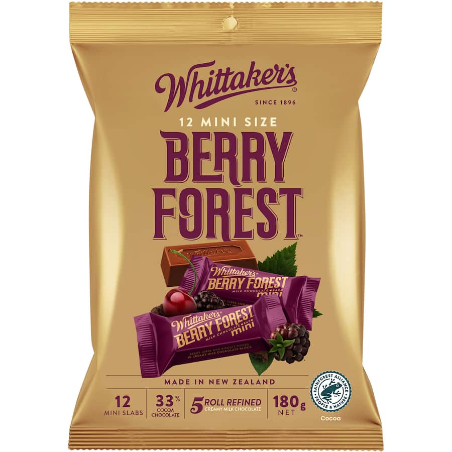 Chocolate Sharepack Berry Forest Mini Slabs 180g