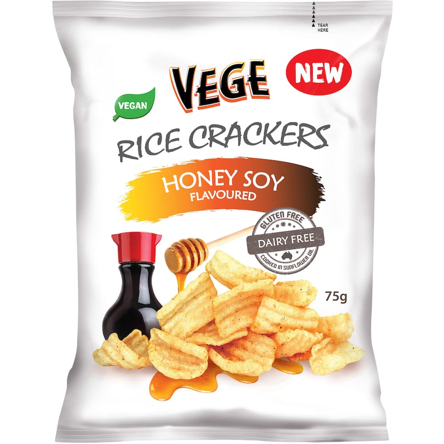 Rice Crackers Honey Soy