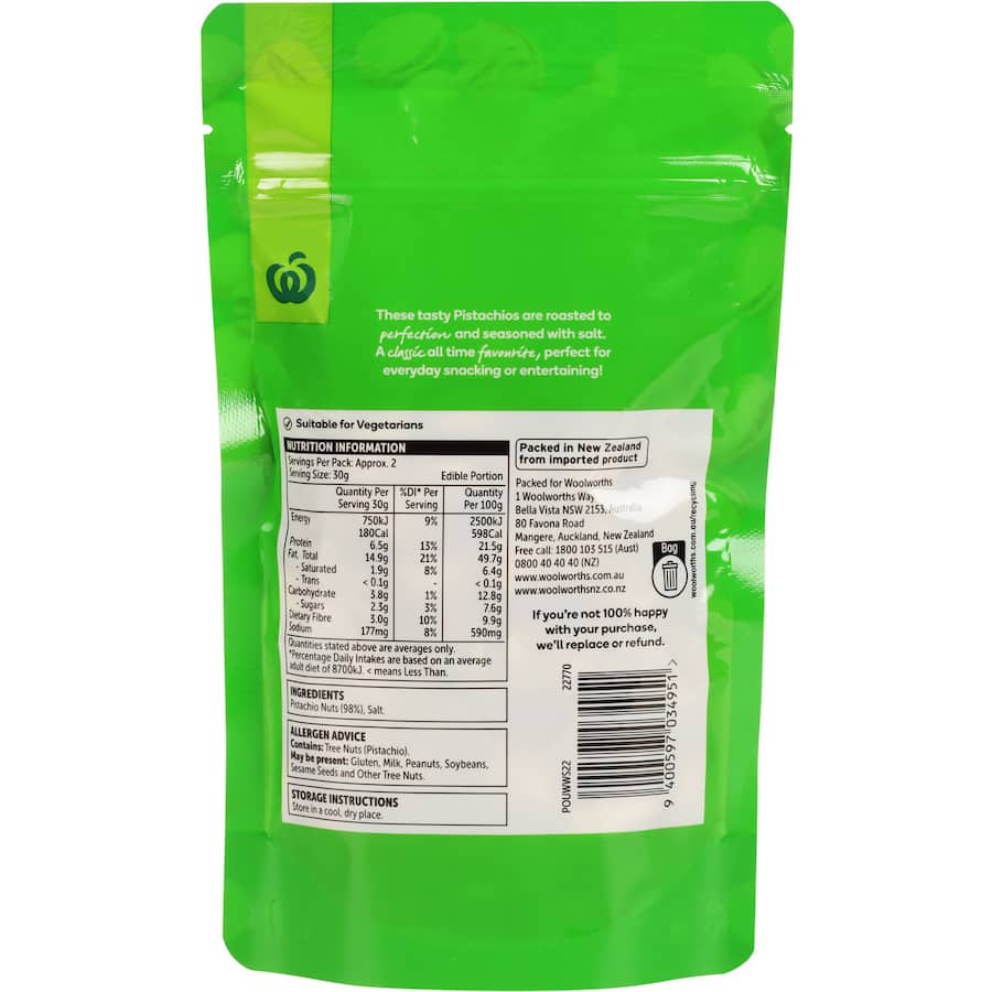 Pistachios 115gm