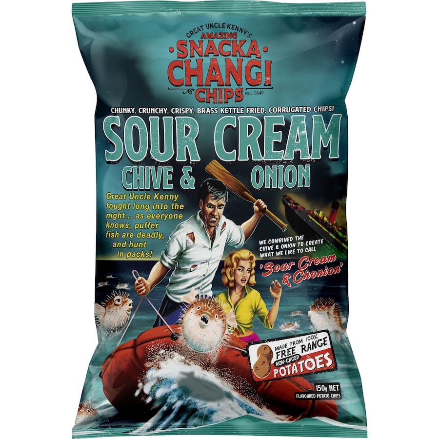 Chips Sour Cream Chives & Onion
