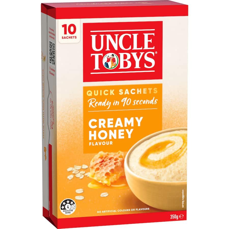 Oats Quick Creamy Honey 10 pk