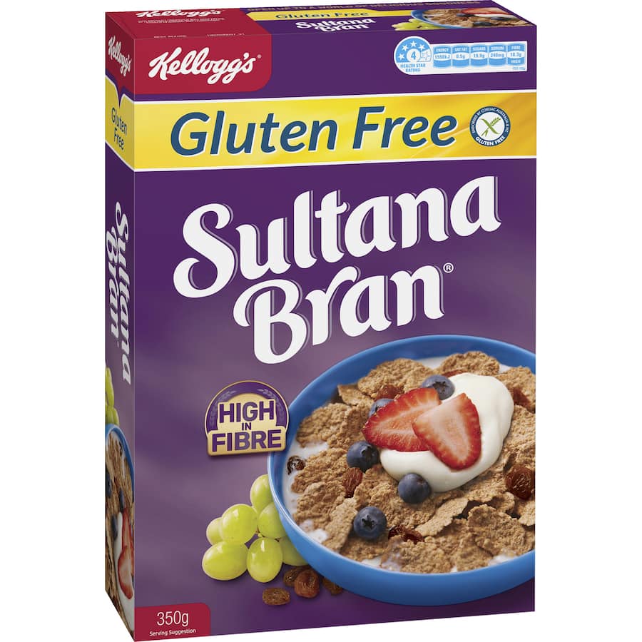 Kelloggs Sultana Bran Gluten Free 350gm