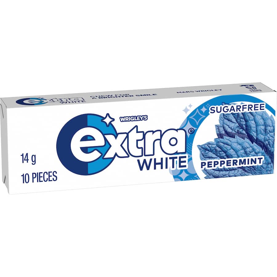 Wrigleys Extra Chewing Gum White 14gm 10 pcs