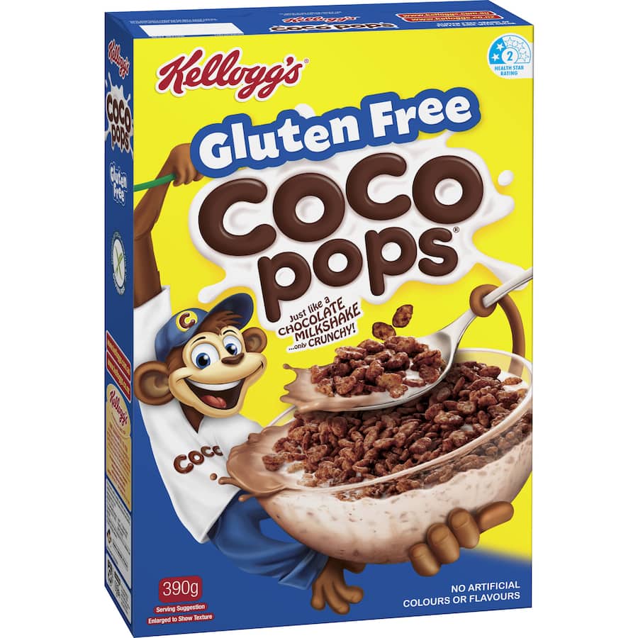 Kelloggs Coco Pops Gluten Free 390gm