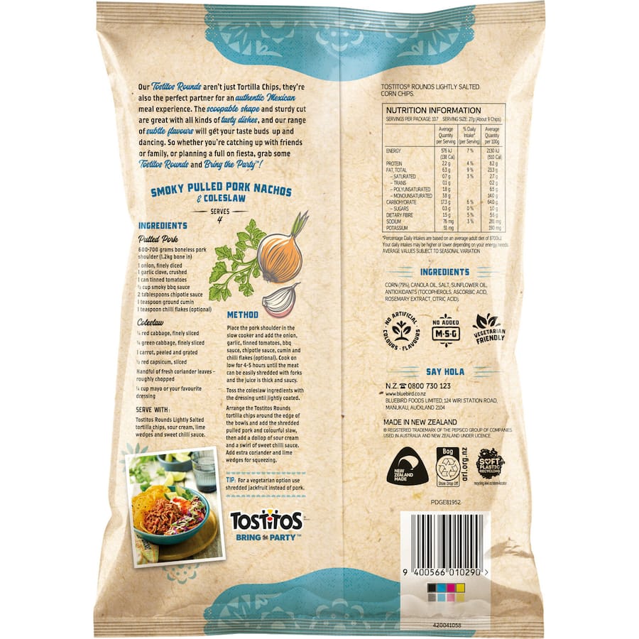 Corn Chips Lightly Salted 290gm