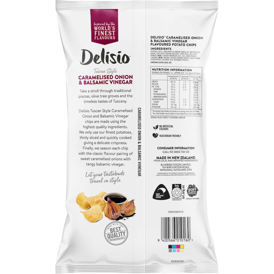 Chips Caramelised Onion & Vinegar
