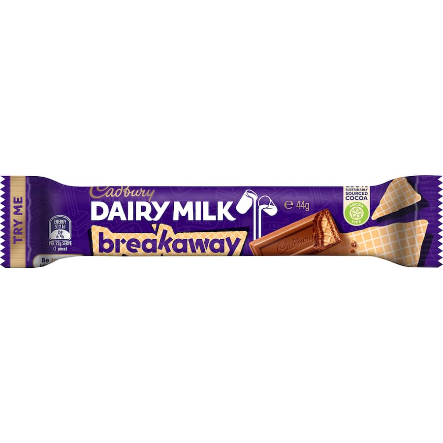 Chocolate Bar Dairy Milk Breakaway 44gm