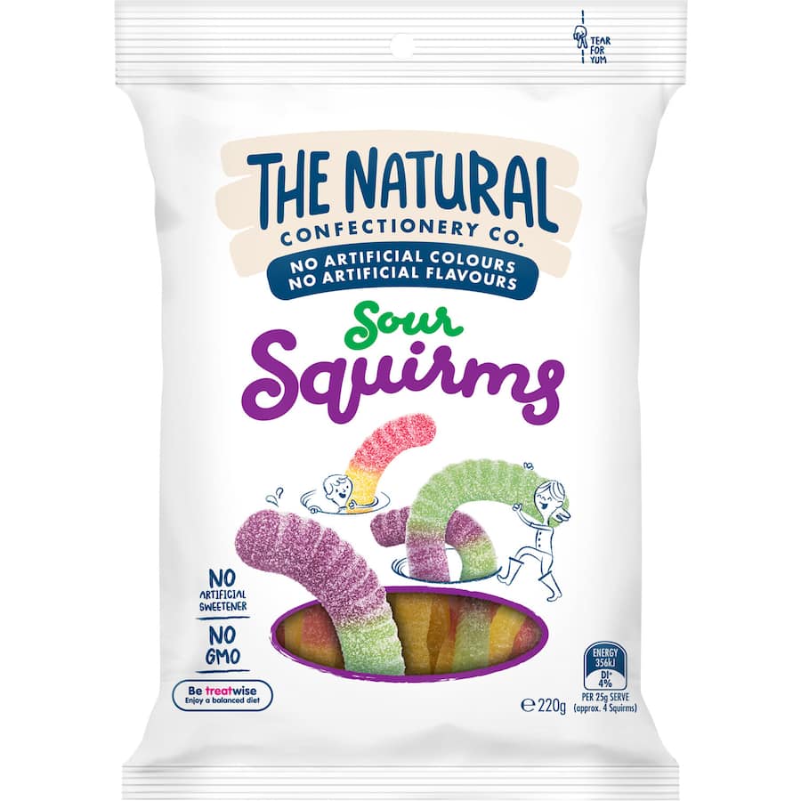 Lollies Sour Squirms 220gm
