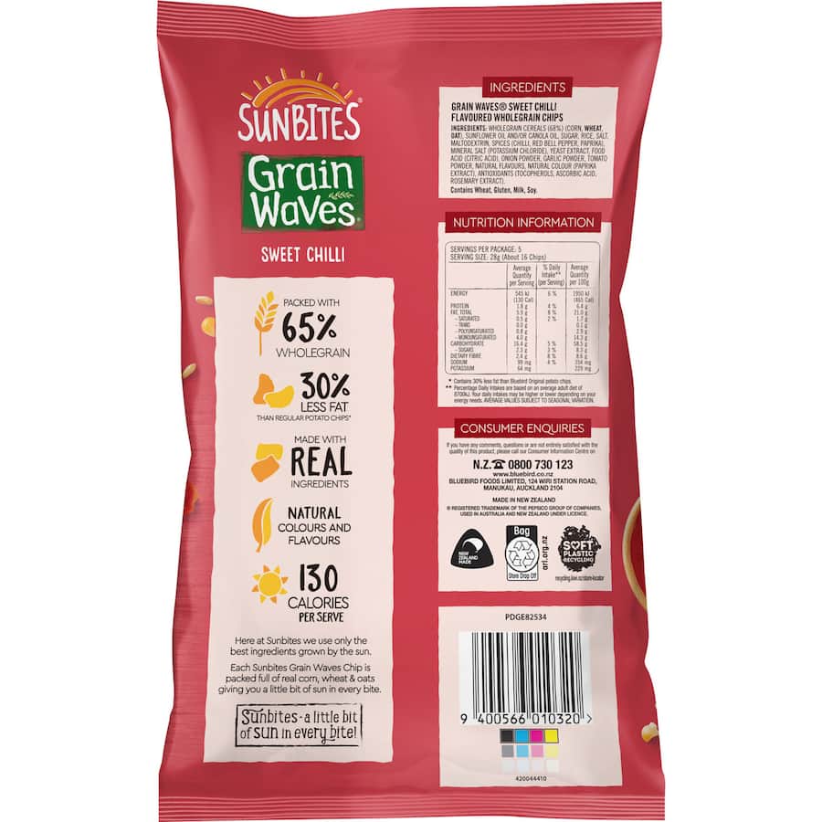 Wholegrain Chips Sweet Chilli