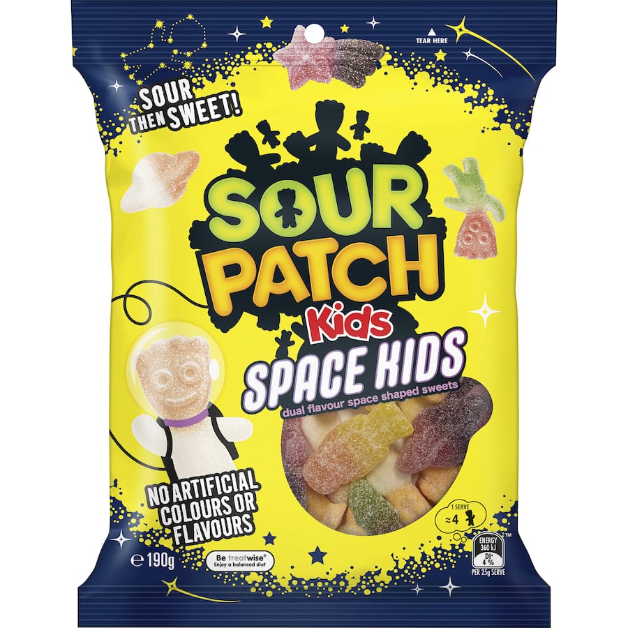 Sour Patch Kids Lollies Space Kids 190gm
