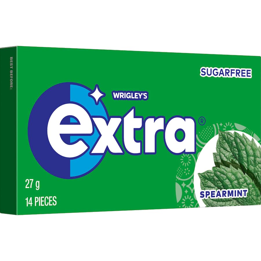 Wrigleys Extra Chewing Gum Spearmint 14 Pieces 27gm