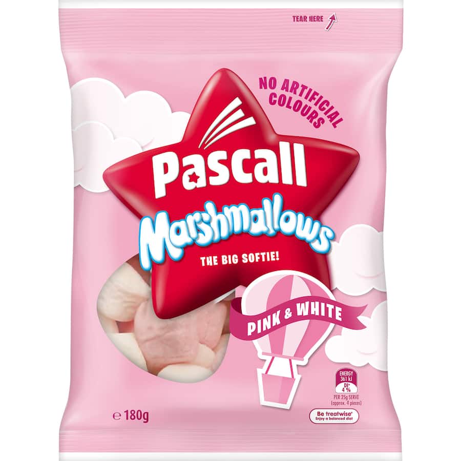 Marshmallows Pink & White 180gm