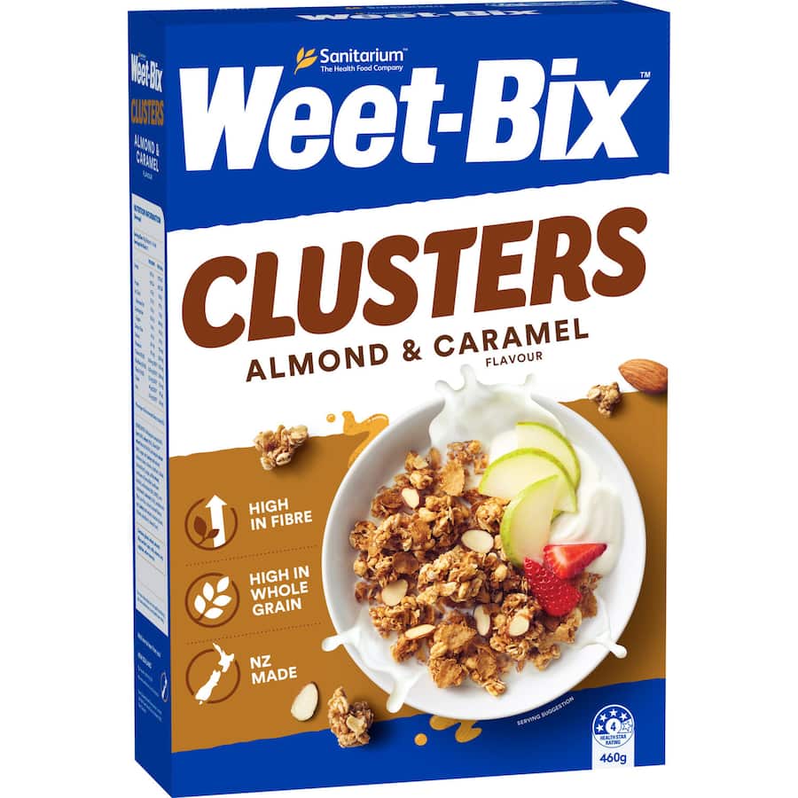 Cereal Weetbix Cluster Almond Caramel
