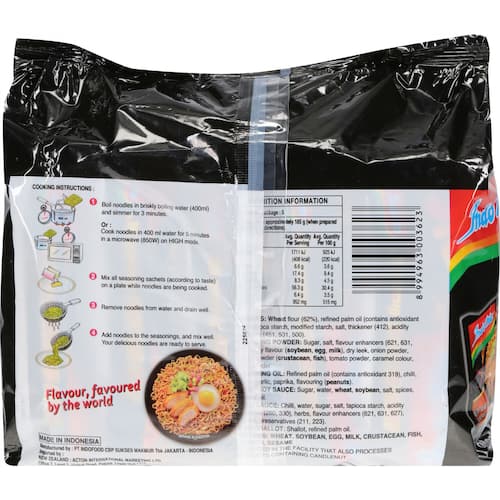 Instant Noodles Spicy Red Curry Multi 5 Pack