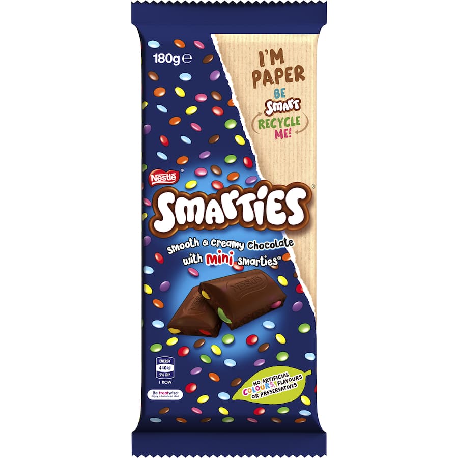 Nestlé Smarties Chocolate Block