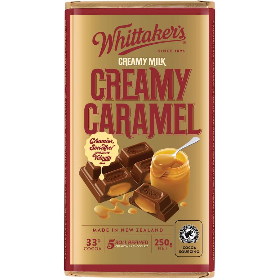 Whittakers Chocolate Creamy Caramel 250g