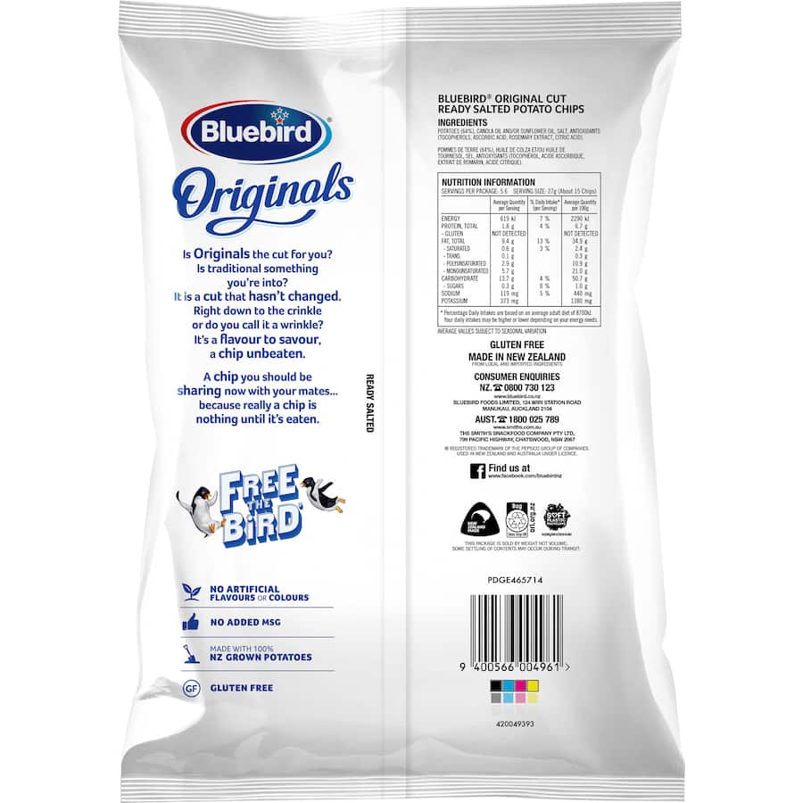Blue Bird Chips Ready Salted