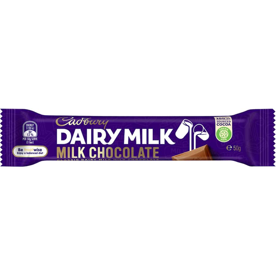 Chocolate Bar Dairy Milk 50gm