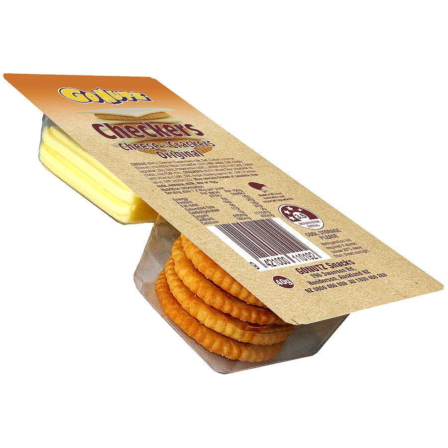 Crackers & Cheese 5 Cheese Slices & 5 Crackers