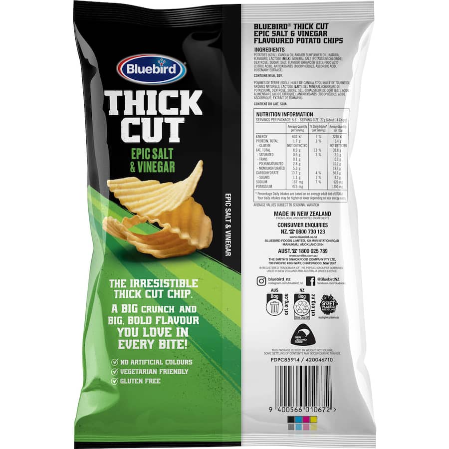 Potato Chips Salt & Vinegar