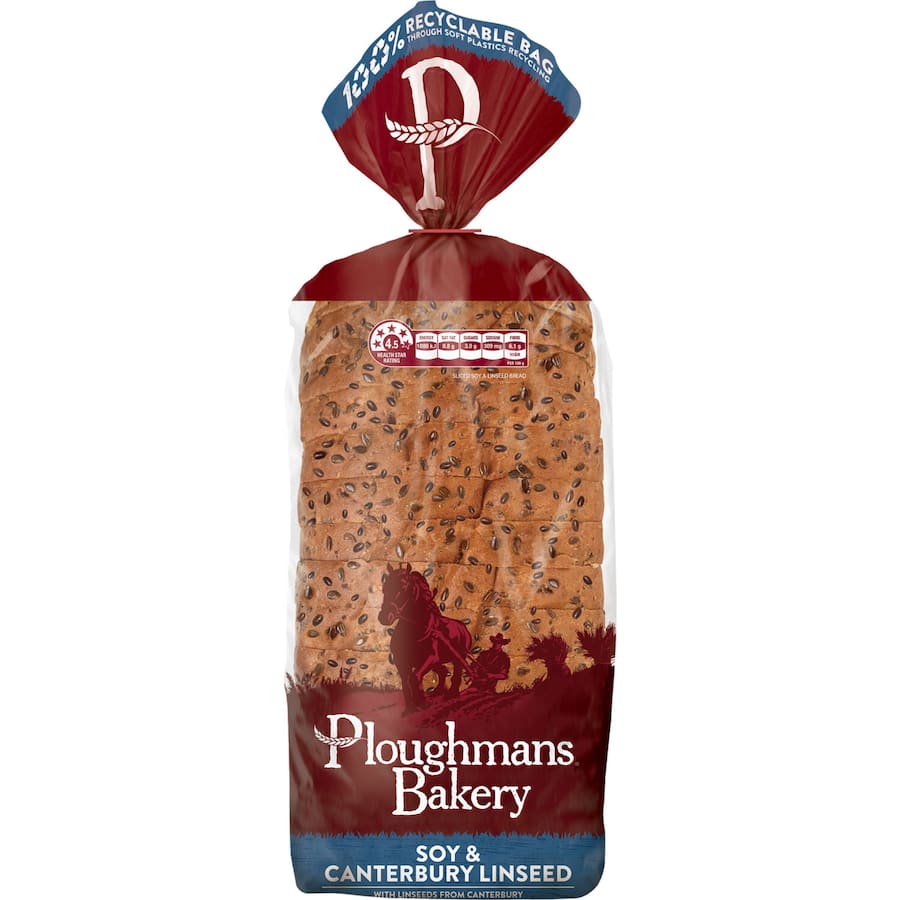 Ploughmans Bakery Toast Bread Soy & Linseed