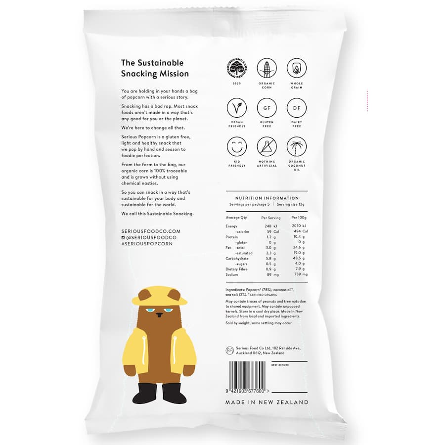 Popcorn Seasalt 60gms 5 packs