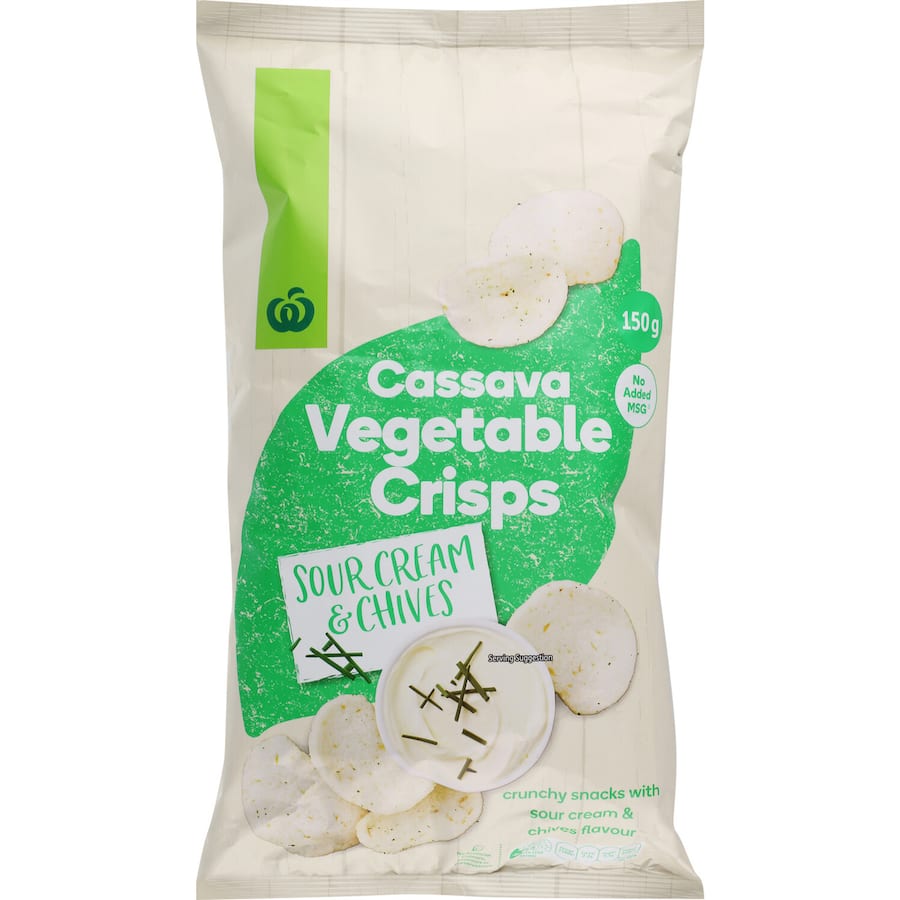 Cassava Vegetable Crisps Sour Cream & Chives