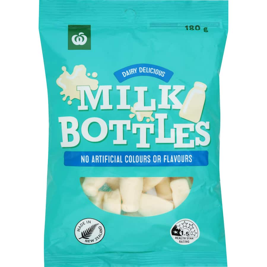Lollies Milk Bottles 180gm