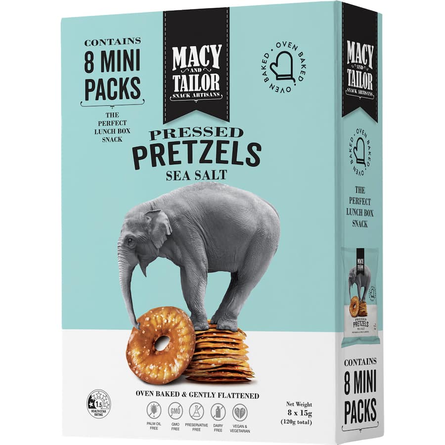 Pressed Pretzels Sea Salt Multipack
