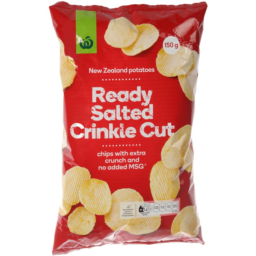 Chips Ready Salted Crinkle Cut