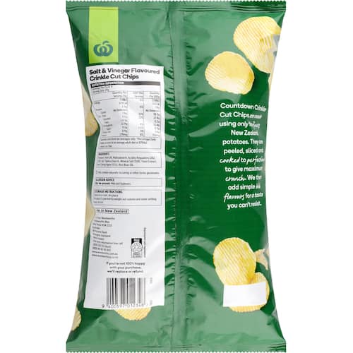 Chips Salt Vinegar Crinkle Cut
