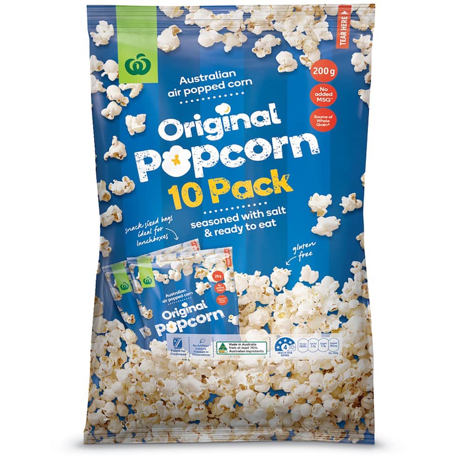 Popcorn Original 10 pack 200 gm