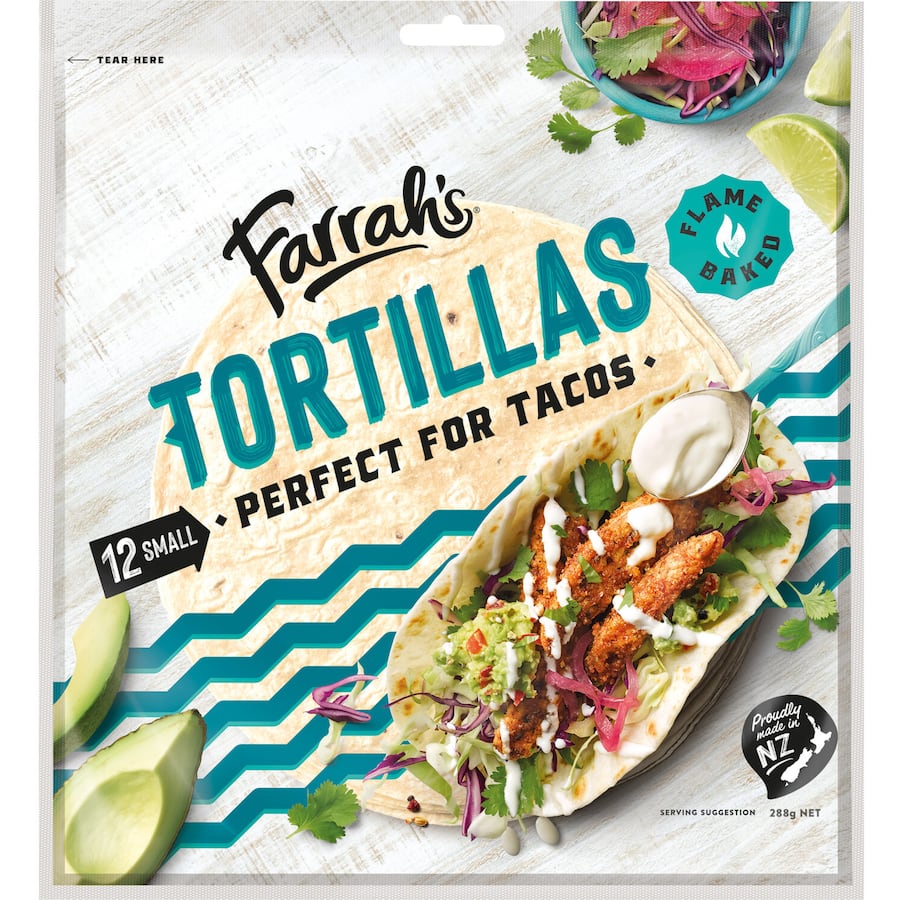 Farrah's Taco Tortillas Small 12 packs