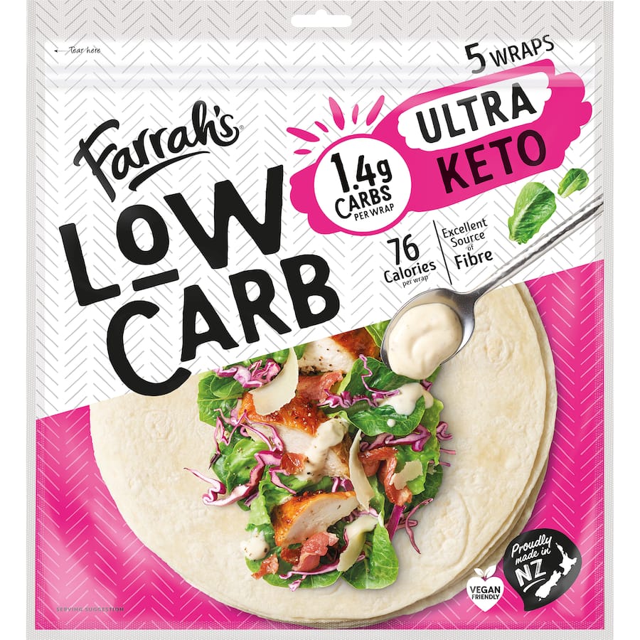 Farrah's Low Carb Wraps Ultra Keto