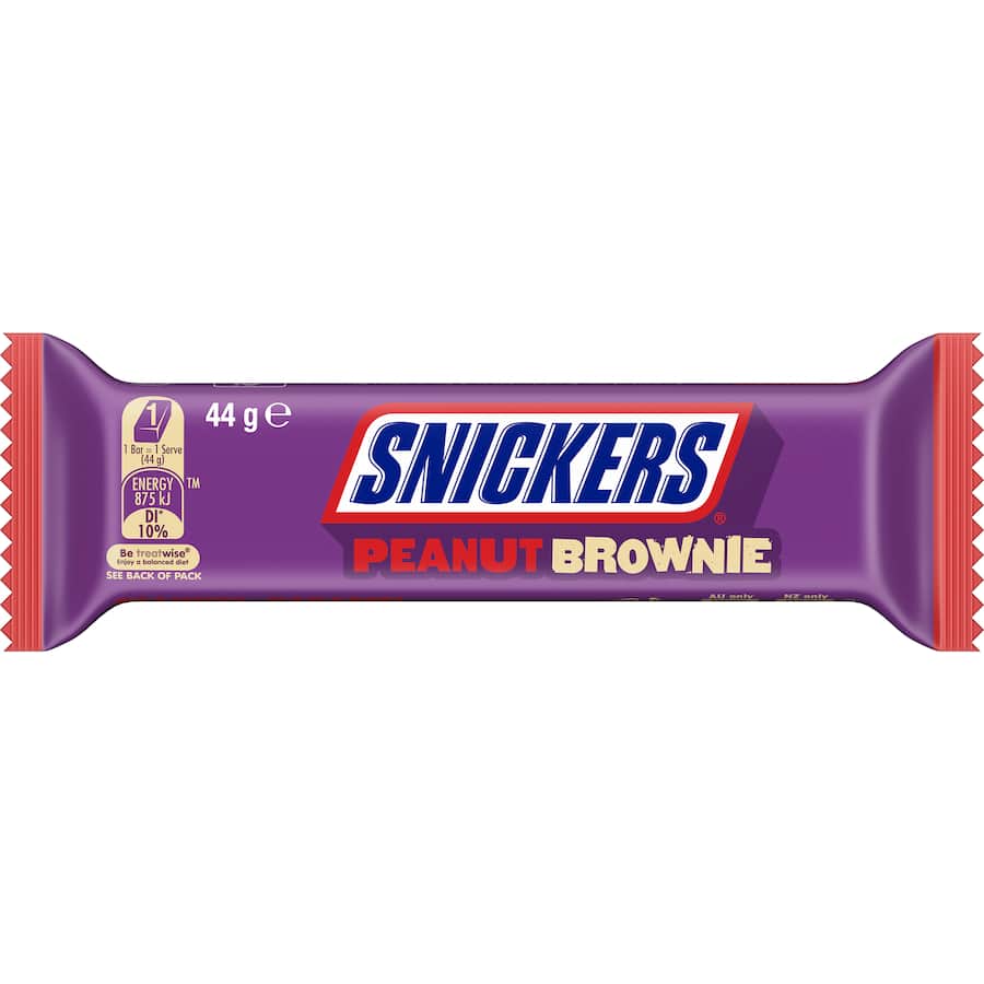 Snickers Chocolate Bar Peanut Brownie 44g