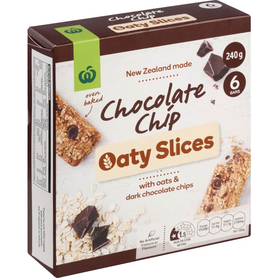 Oat Bars Chocolate Chip