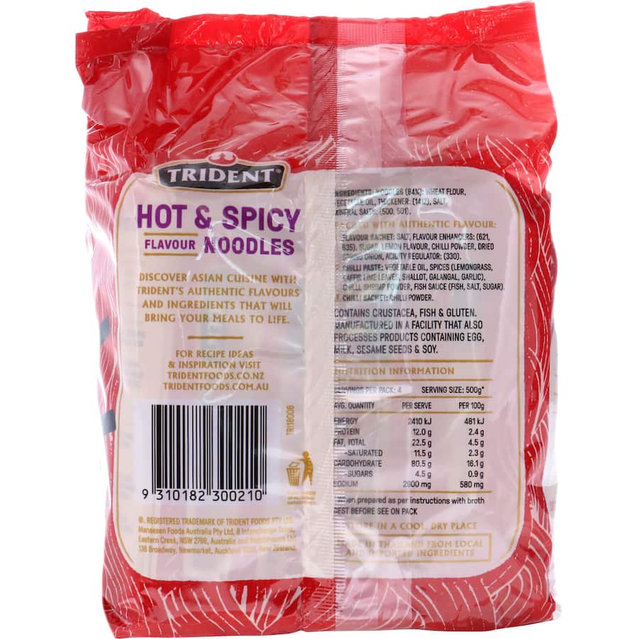 Instant Noodles Hot And Spicy Thai Multi Pack