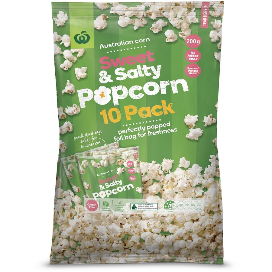 Popcorn Sweet & Salty 10packs 200gm