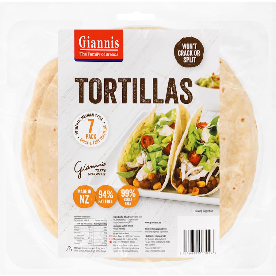 Gianni Mexican Tortillas 7 packs