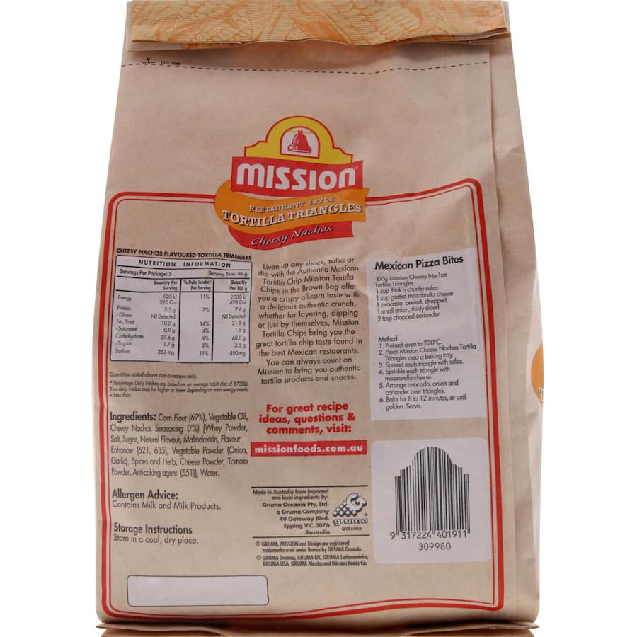 Corn Chips Cheesy Nachos Gluten Free