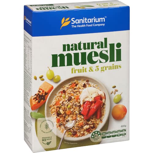 Muesli With Fruit & 5 Grains