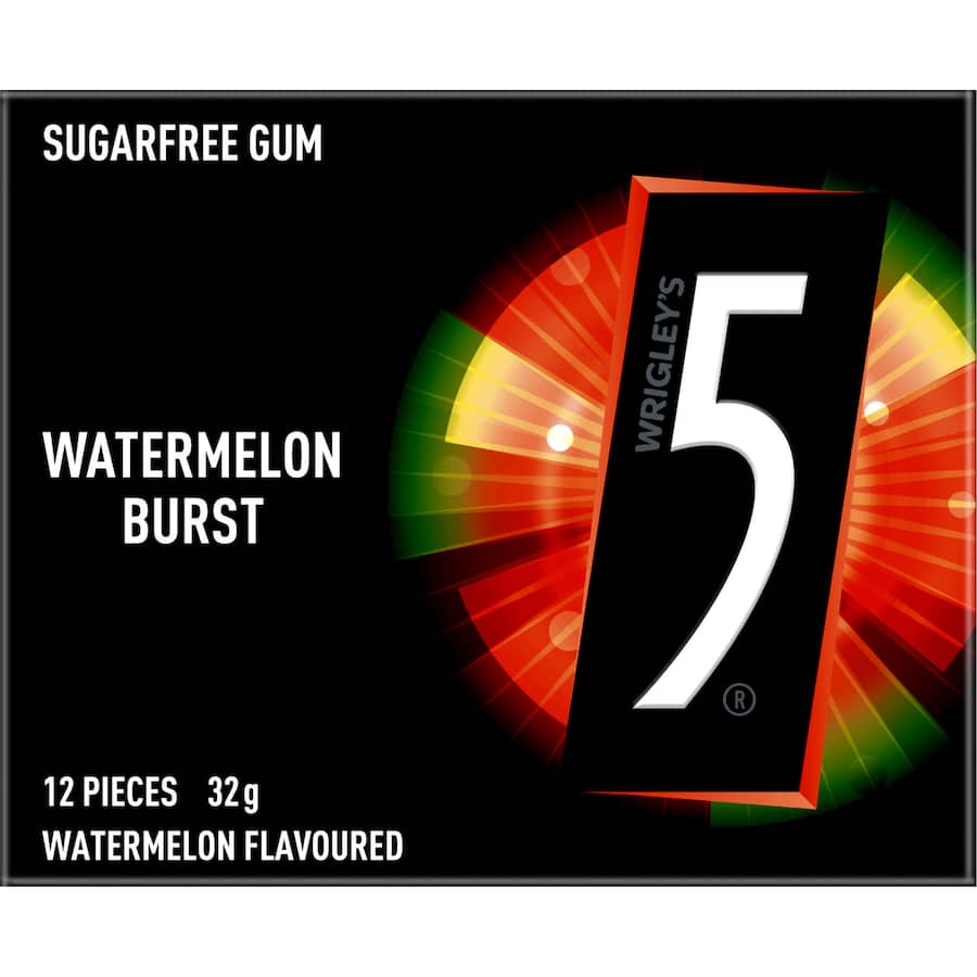 Sugar Free Chewing Gum Watermelon 12pks