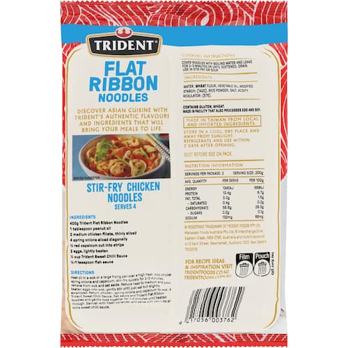 Flat Ribbon Noodles Plain