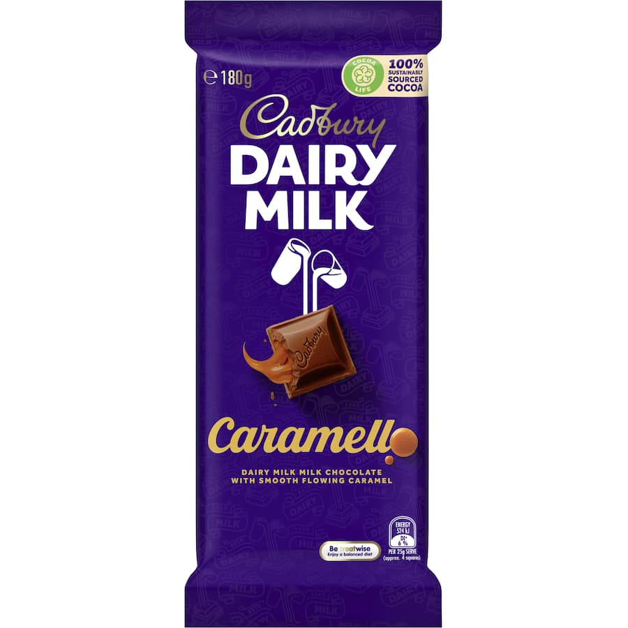 Chocolate Dairy Milk Caramello 180g