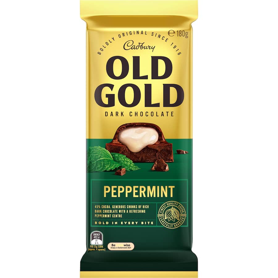 Chocolate Old Gold Peppermint 180g