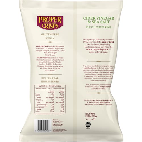 Chips Cider Vinegar & Sea Salt