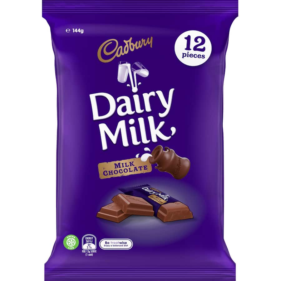 Chocolate Sharepack Dairy Milk 144g