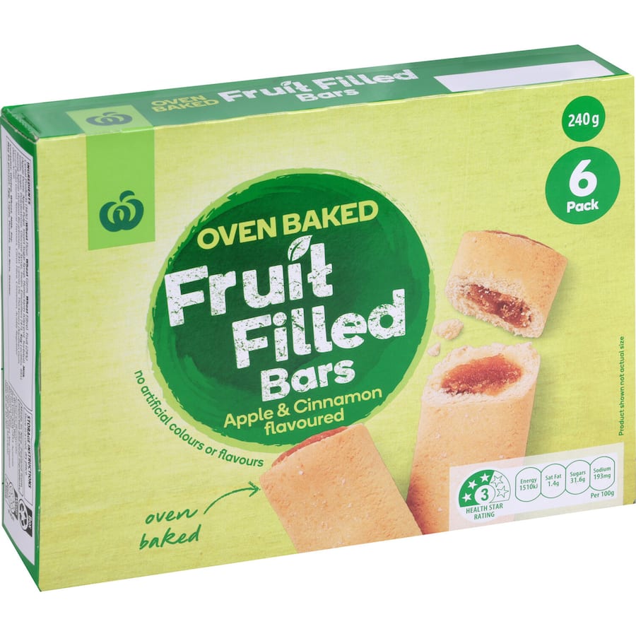 Cereal Bars Apple & Cinnamon 240gm