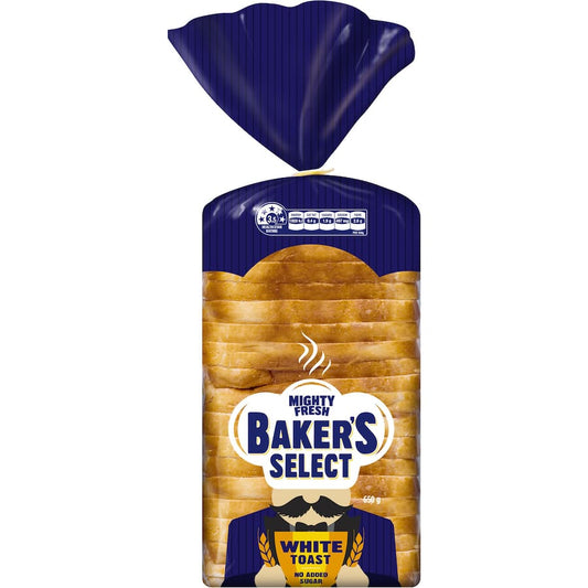 Mighty Fresh Bakers Selection Toast Bread White