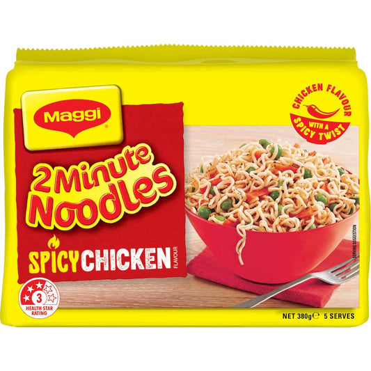 Instant Noodles Spicy Chicken Multi 5 Pack